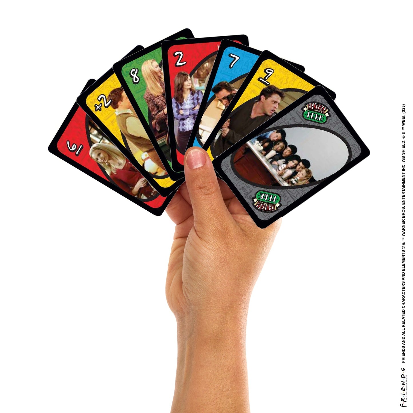 Uno Friends Jeu de Cartes Pour Soir¨¦es de Jeu en Famille, Adultes