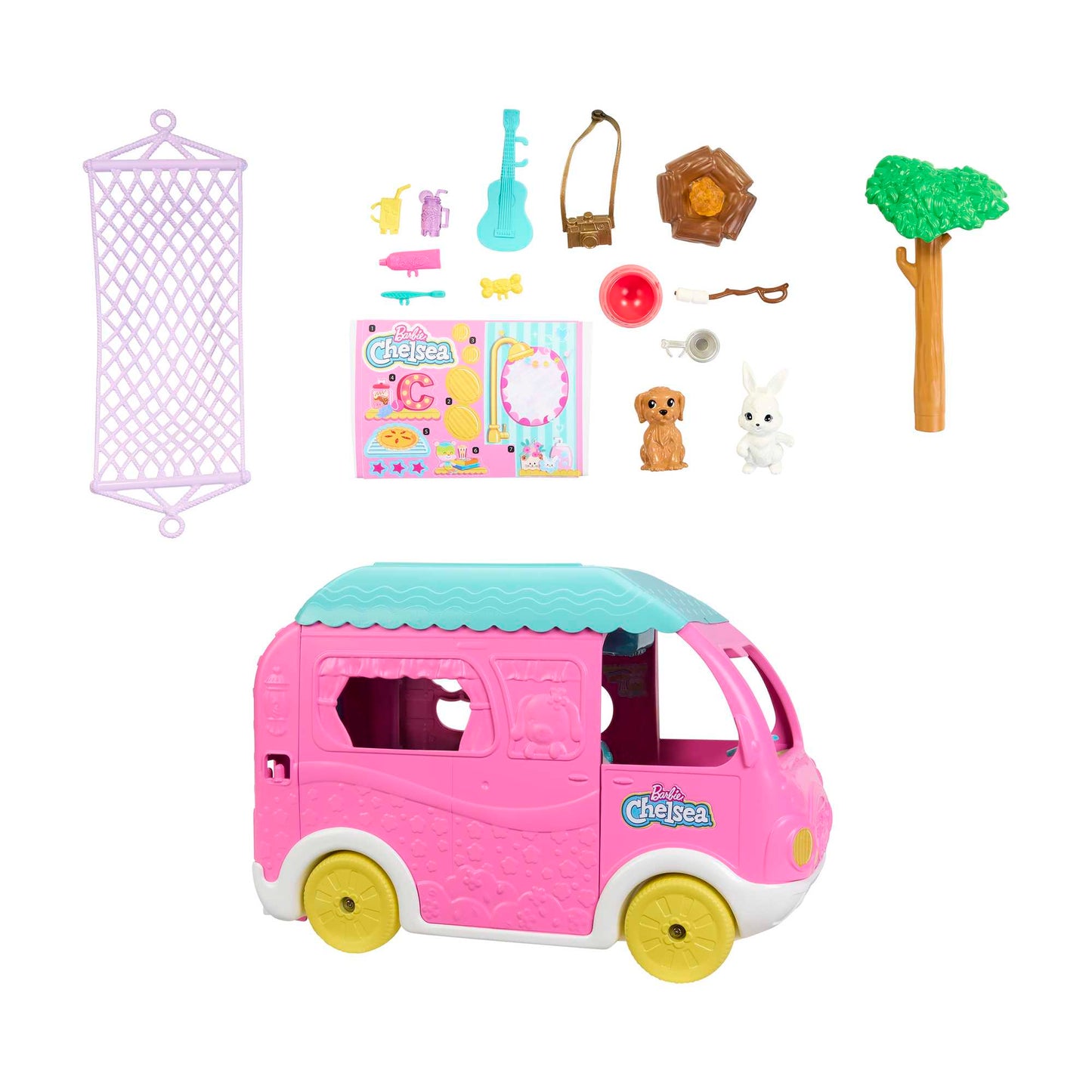 Barbie Ve¨ªculo de Brinquedo Chelsea Novo Camper