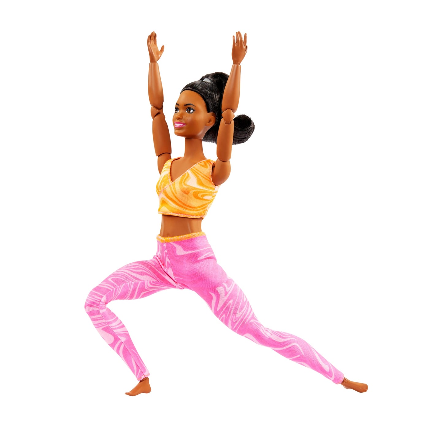 Barbie Made To Move Fashion Doll, Brunette Wearing Removable Sports Top & Pants, 22 Bendable ¡°Joints¡±