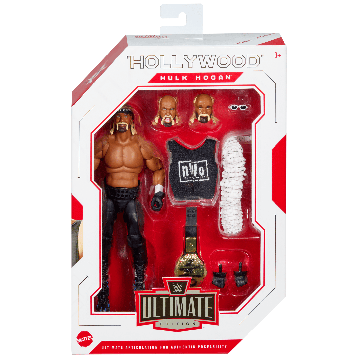 WWE Ultimate Edition ¡°Hollywood¡± Hulk Hogan Action Figure & Accessories Set, 6-Inch Collectible