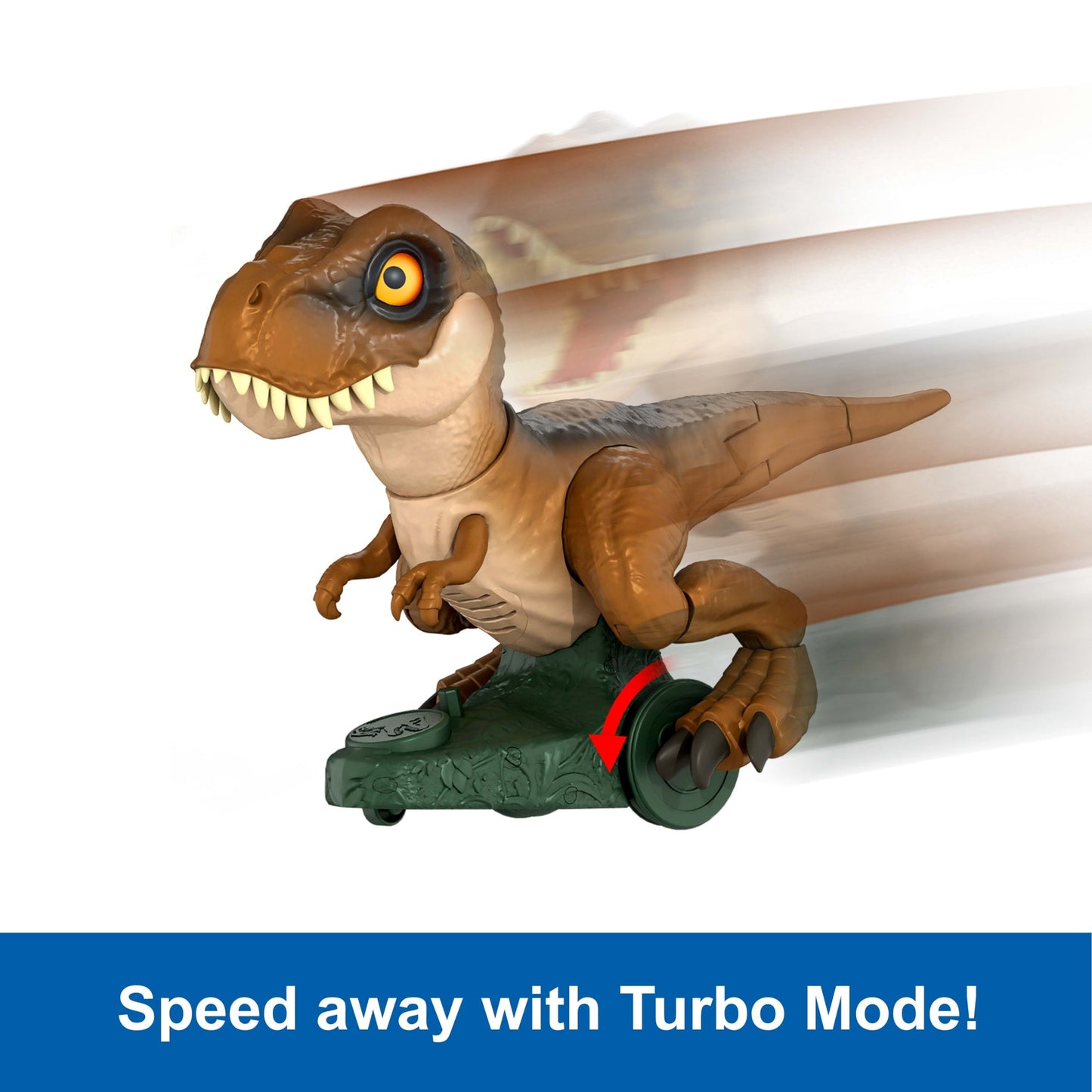 Jurassic World Roarin¡¯ Frenzy T Rex RC Toy, Motorized Remote Control Tyrannosaurus Rex Dinosaur
