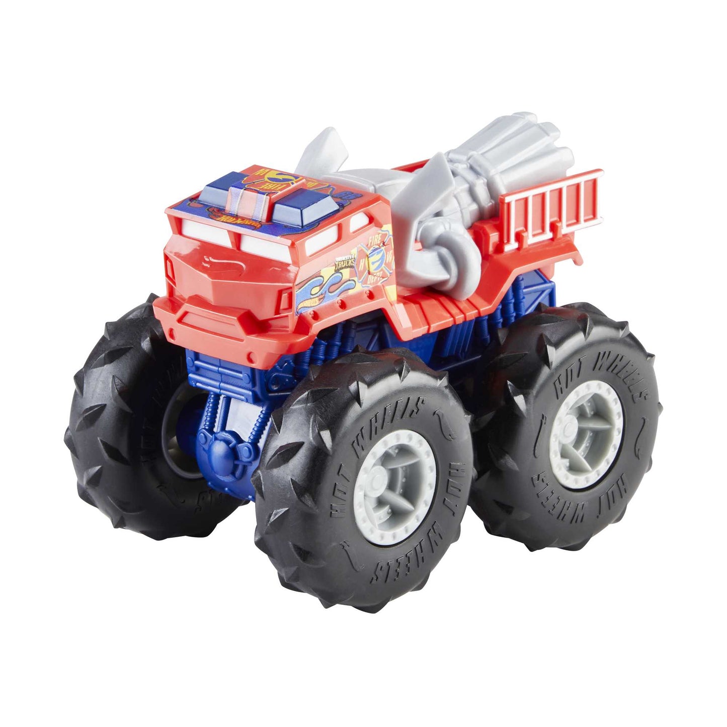 Hot Wheels Monster Trucks Veh¨ªculo de Juguete 1:43 Llantas Todo Terreno 5 Alarm