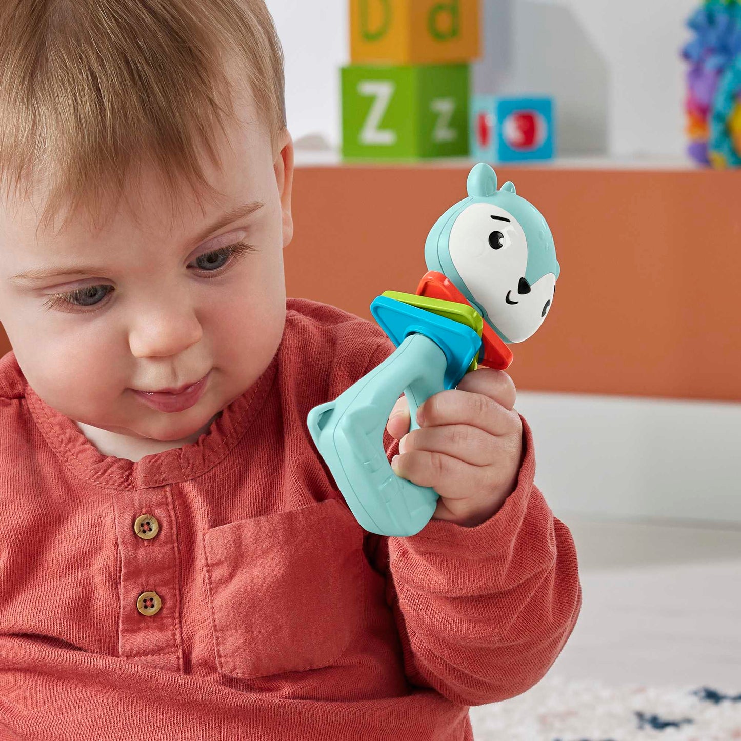 Fisher-Price Baby Chocalho para Beb¨ºs Sensimals Veado